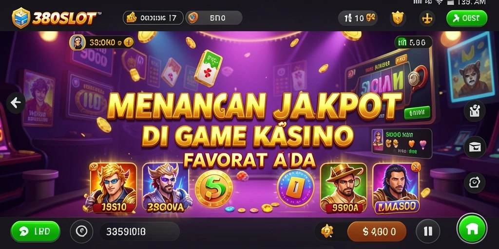 Tampilan gameplay menarik dari 380SLOT yang penuh warna dan seru.