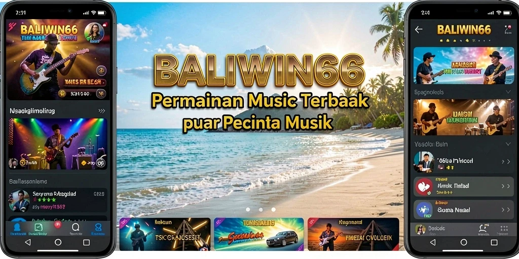Tampilan gameplay menarik dari BALIWIN66 dengan berbagai pilihan lagu.