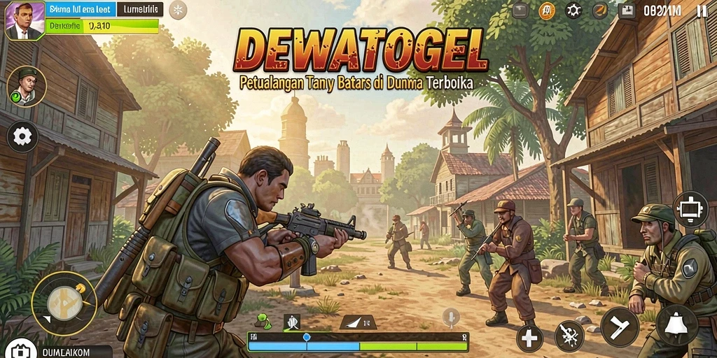 Tampilan gameplay menakjubkan dari DEWATOGEL di dunia terbuka.