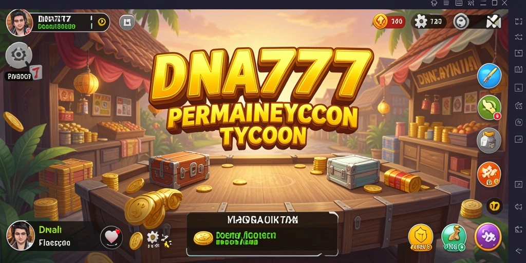 Tangkapan layar gameplay DNA777 menampilkan strategi Tycoon yang mendebarkan.