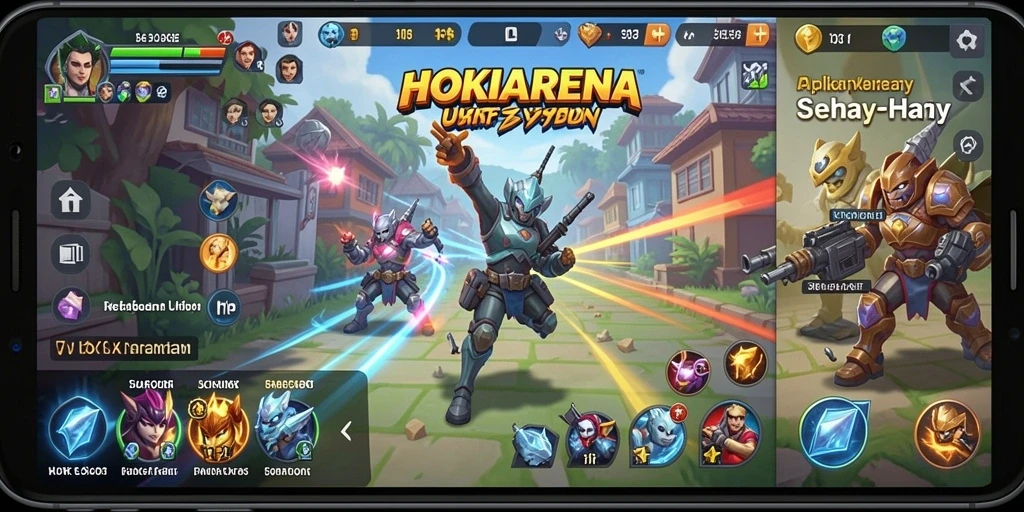 Tampilan antarmuka HOKIARENA yang intuitif dan modern.