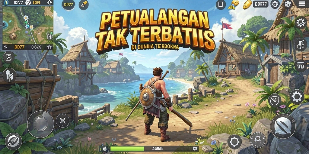 Tampilan gameplay IDR77 yang menarik di dunia Open World.