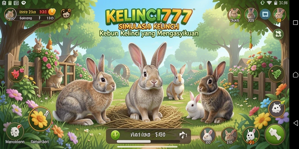 Tampilan gameplay KELINCI777 yang seru dan interaktif.