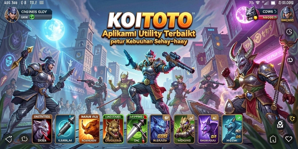 Tampilan antarmuka KOITOTO yang ramah pengguna dan fungsional.