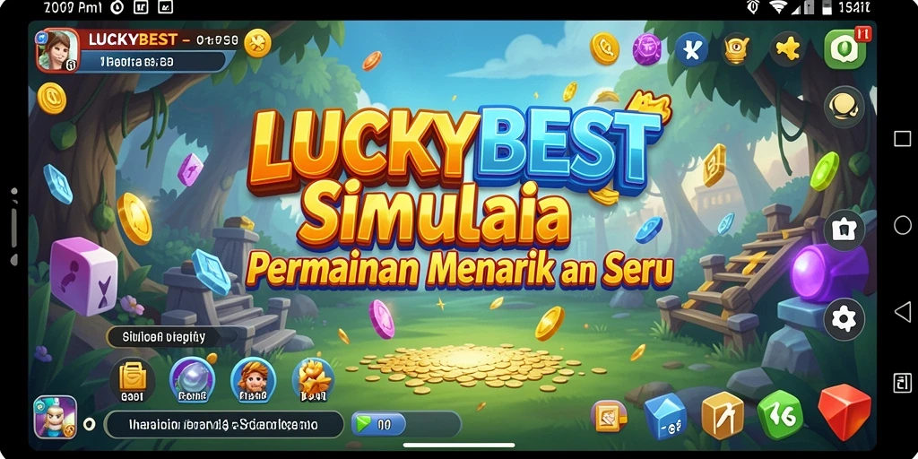 Tampilan gameplay LUCKYBEST yang seru dan dinamis.