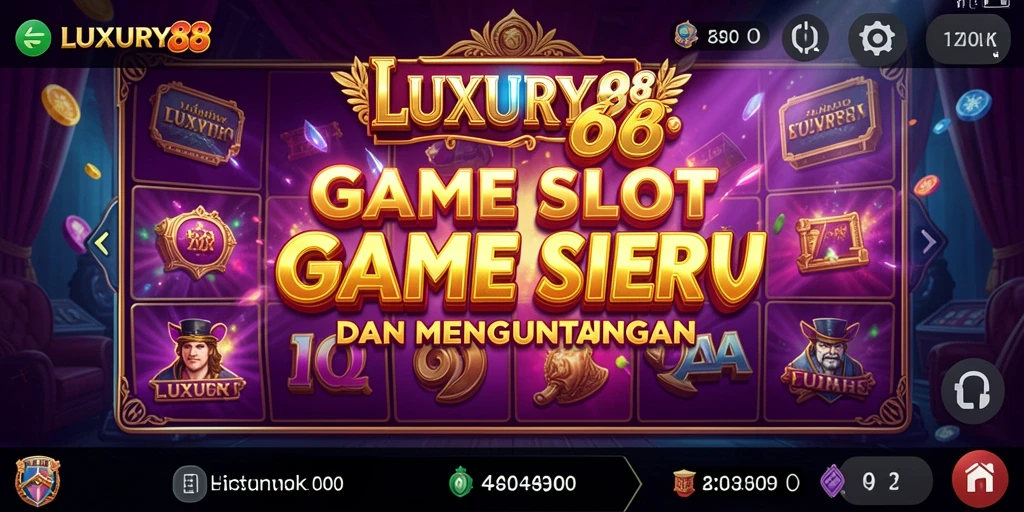 Gameplay menarik dari LUXURY88 dengan berbagai pilihan slot.