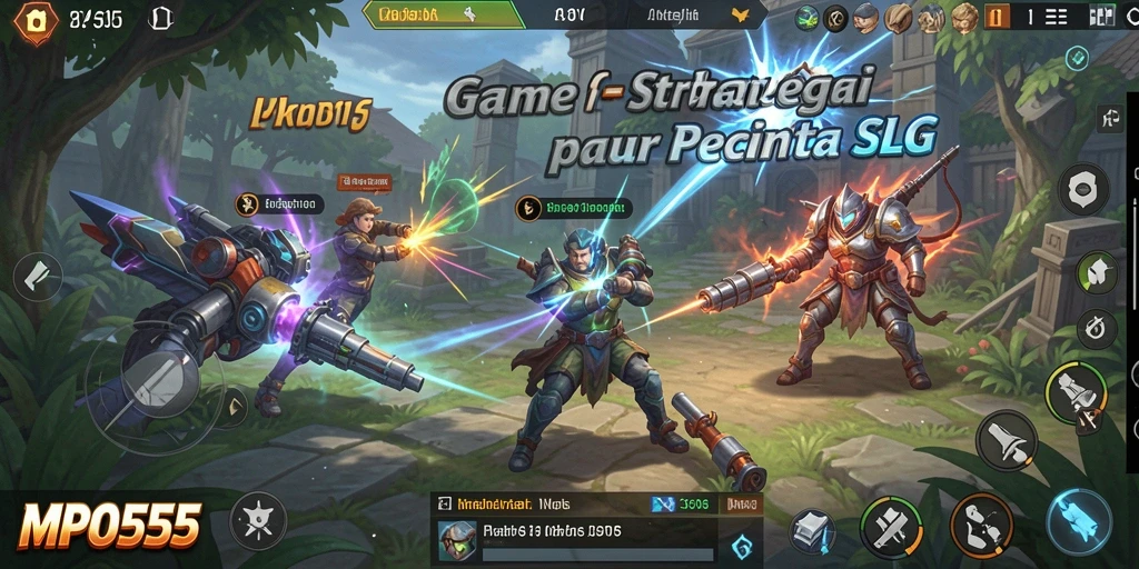 Screenshot utama MPO555 menampilkan aksi strategi yang seru dan mendebarkan.