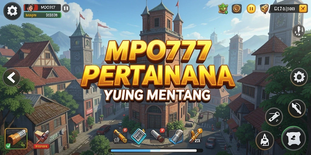 Screenshot gameplay MPO777 menunjukkan aksi seru dalam pertahanan menara.