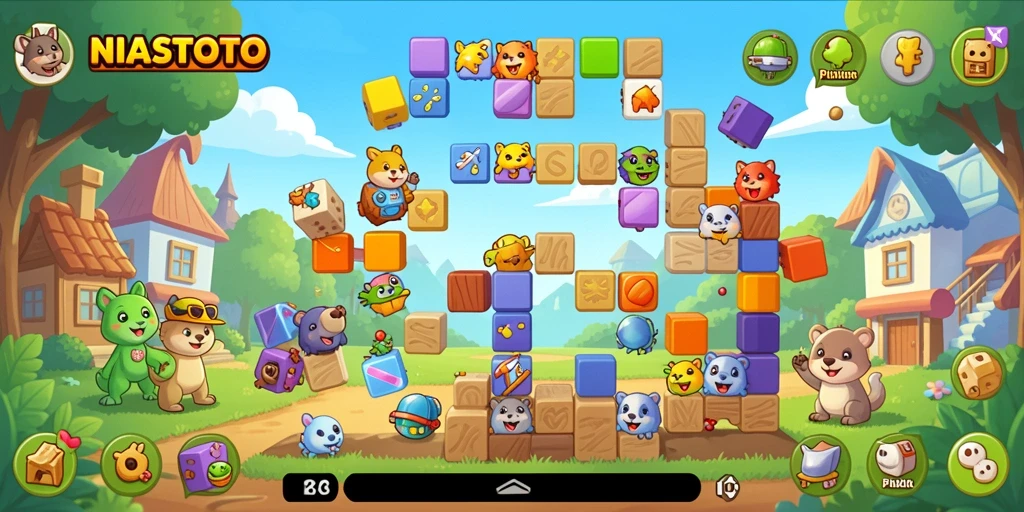 Screenshot gameplay NIASTOTO yang menarik dan penuh tantangan.