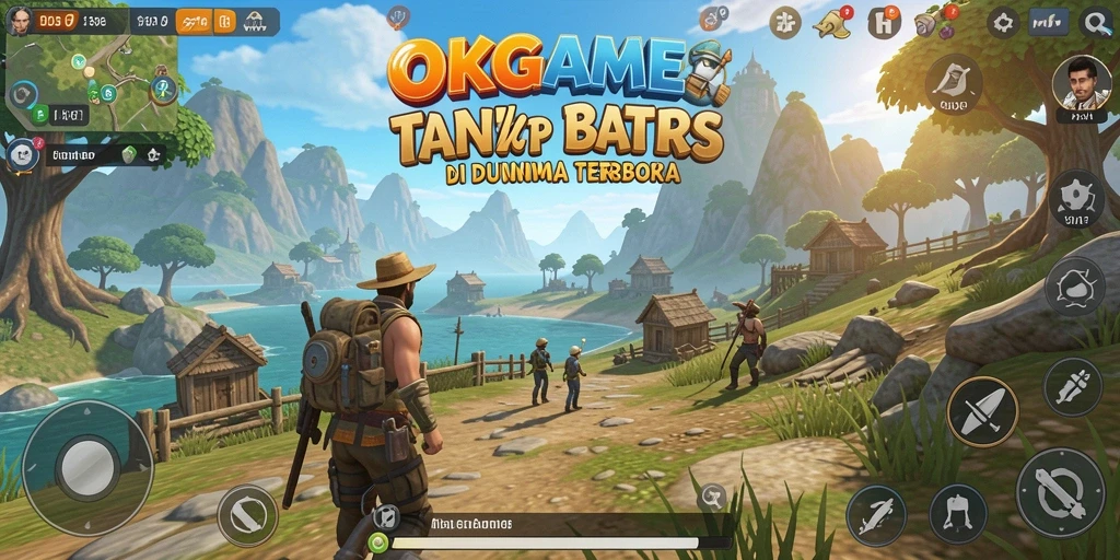 Tampilan gameplay menakjubkan di dunia terbuka OKGAMES.