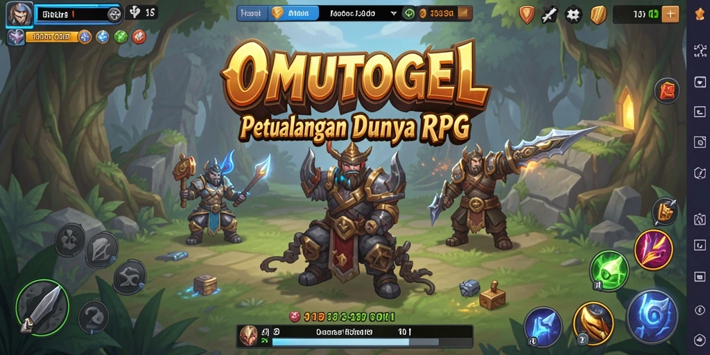 Tampilan menarik yang menunjukkan pertempuran seru di dunia RPG OMUTOGEL.
