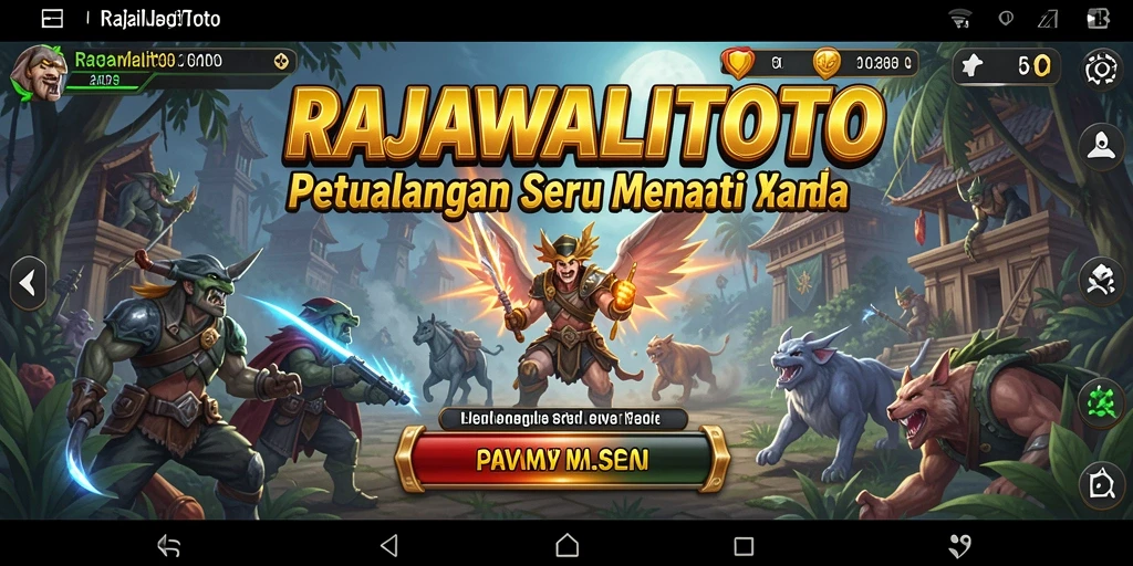 Gambaran gameplay RAJAWALITOTO yang menegangkan dan seru.