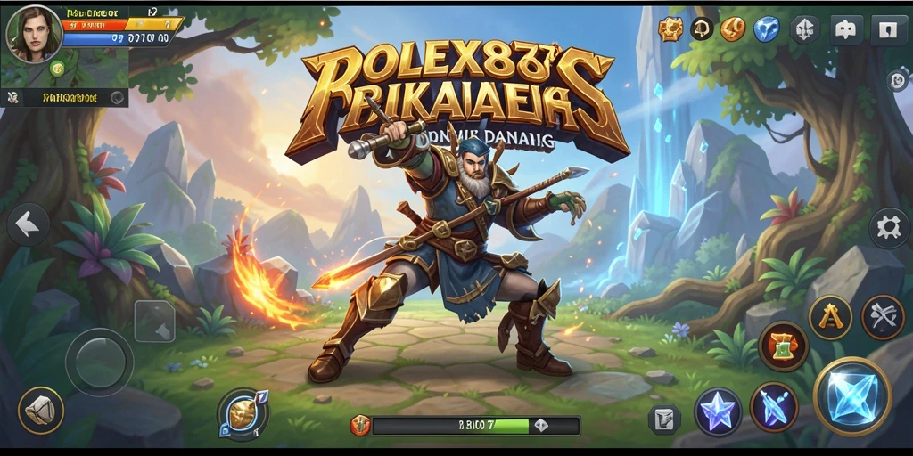 Tampilan gameplay yang menegangkan dan visual RPG yang menarik.