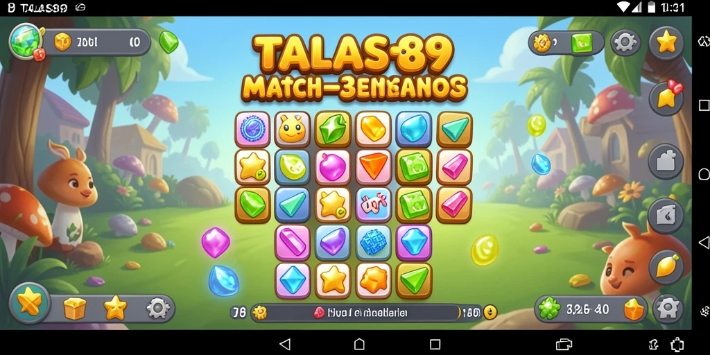Tampilan gameplay TALAS89 yang seru dan penuh warna.