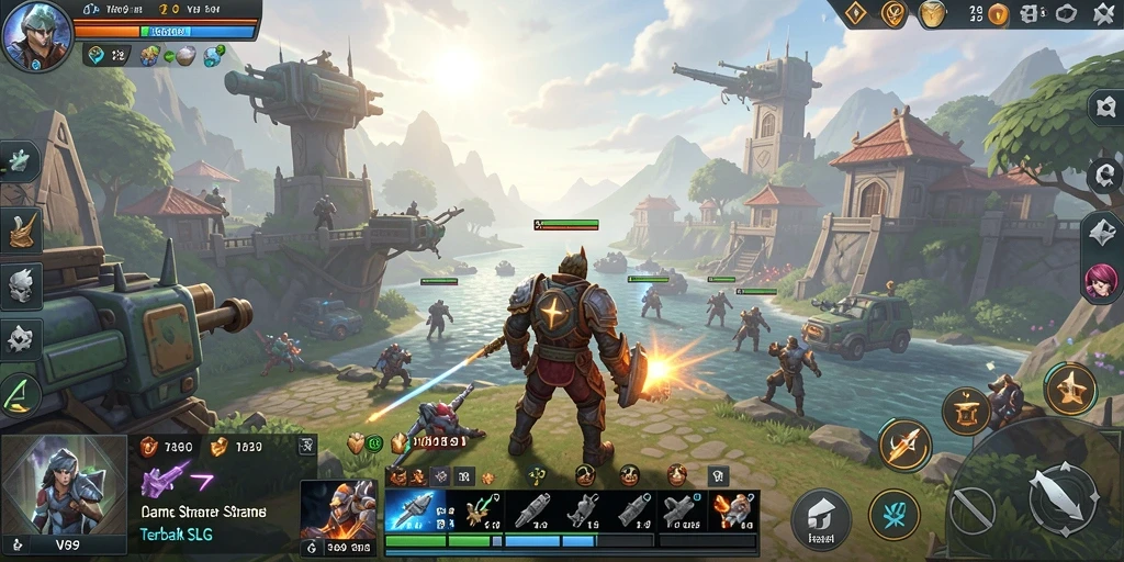 Tampilan gameplay V89 yang seru dan strategis.